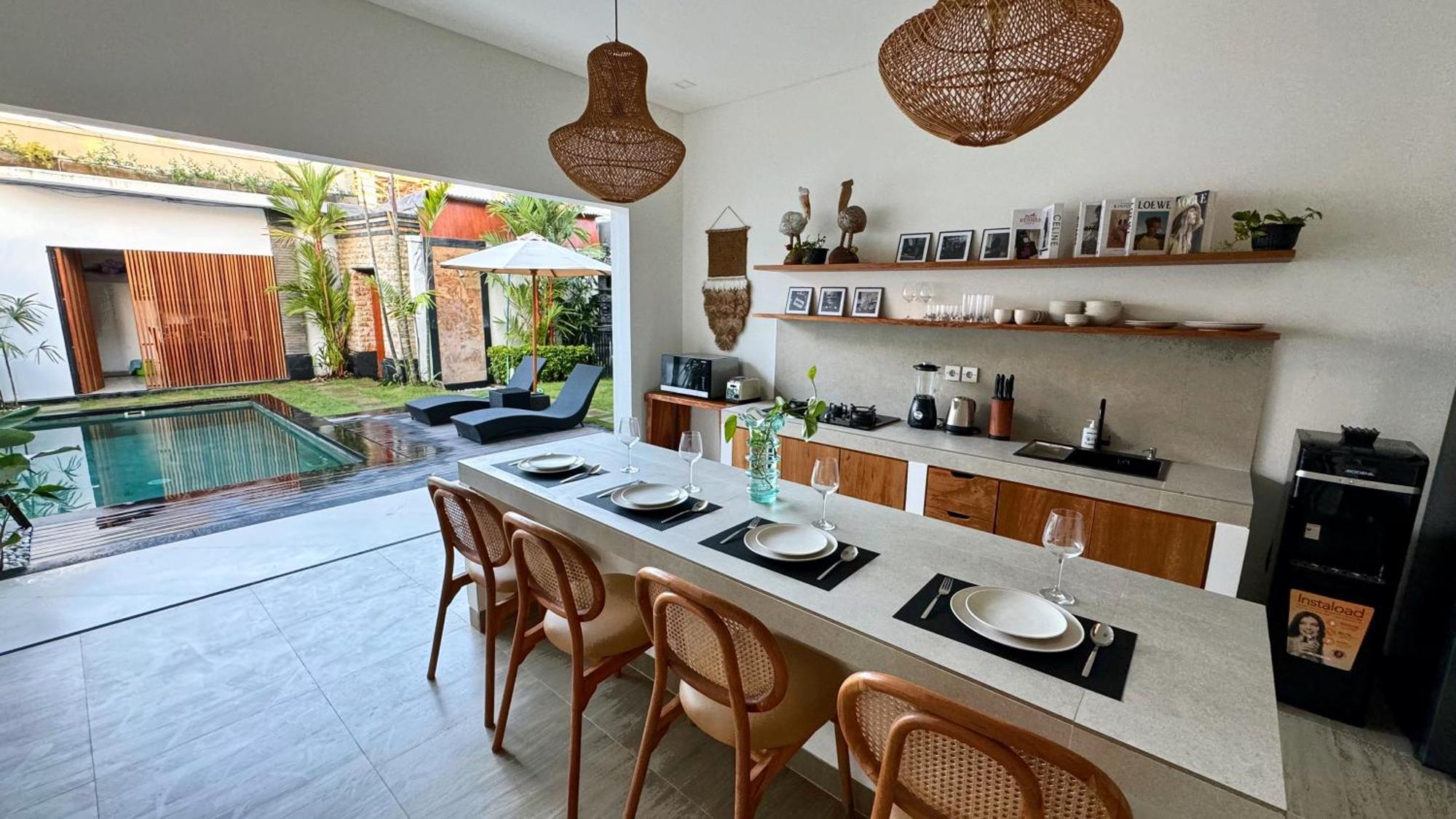 Villa Niu Center Canggu - Fattylion Kültér fotó