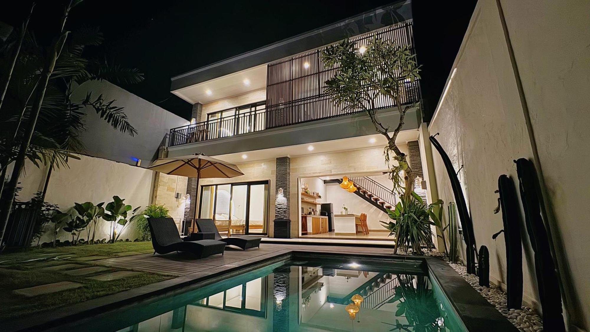 Villa Niu Center Canggu - Fattylion Kültér fotó