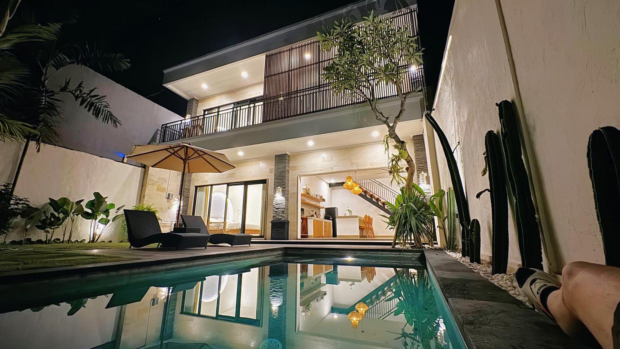 Villa Niu Center Canggu - Fattylion Kültér fotó