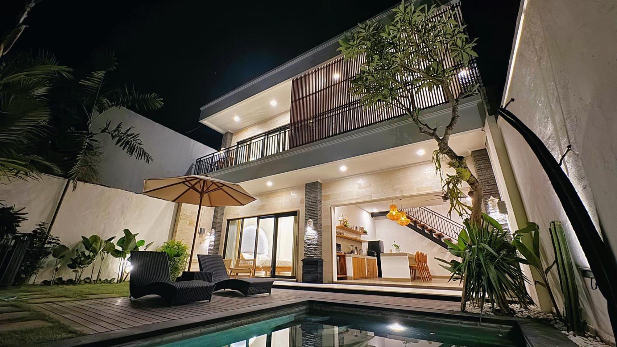 Villa Niu Center Canggu - Fattylion Kültér fotó